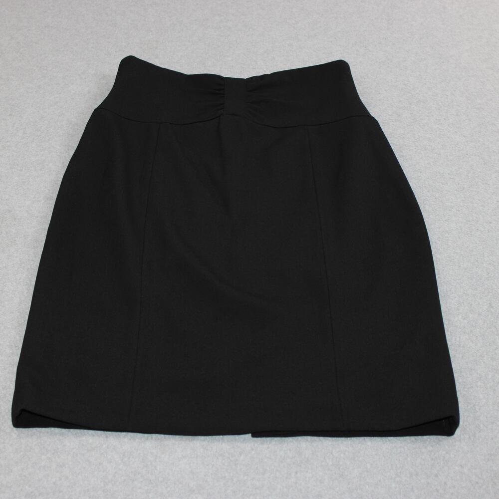 Alberto Makali Skirt Women 2 Black Pencil High Waist Lined Slit Office Classic
